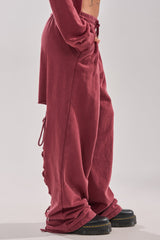 LACED UP FOR GOOD JOGGER IN PLUM