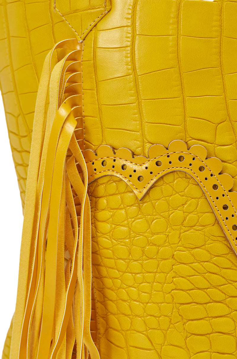 AZALEA WANG ALPHONSE YELLOW OPEN TOE SANDAL
