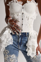 CLAW MY WAY BLING RING SET