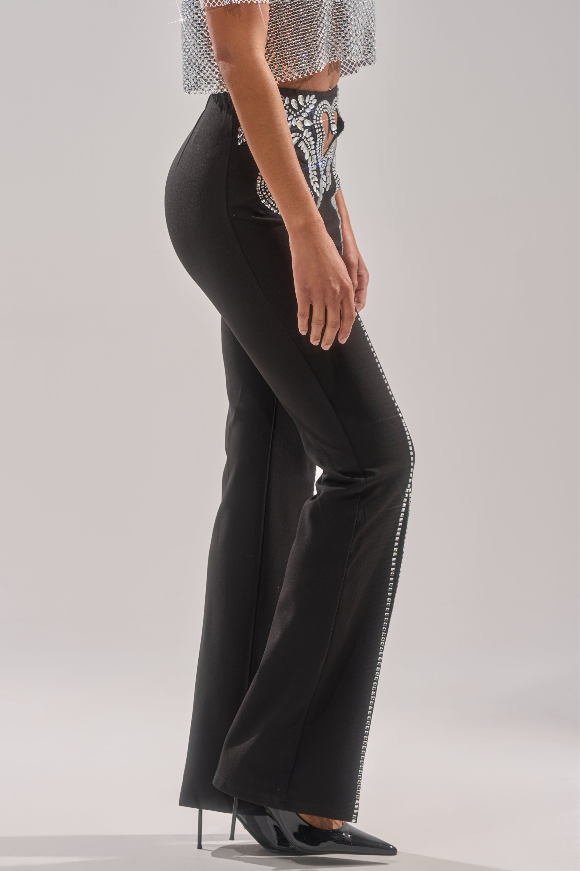 LOVE FOR YOU RHINESTONE TROUSER