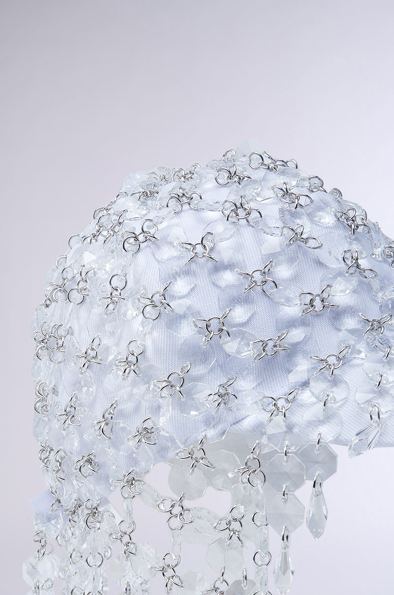 IN THE CLEAR BEADED HAT