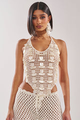 TAKE ME TO THE CLUB CROCHET TANK