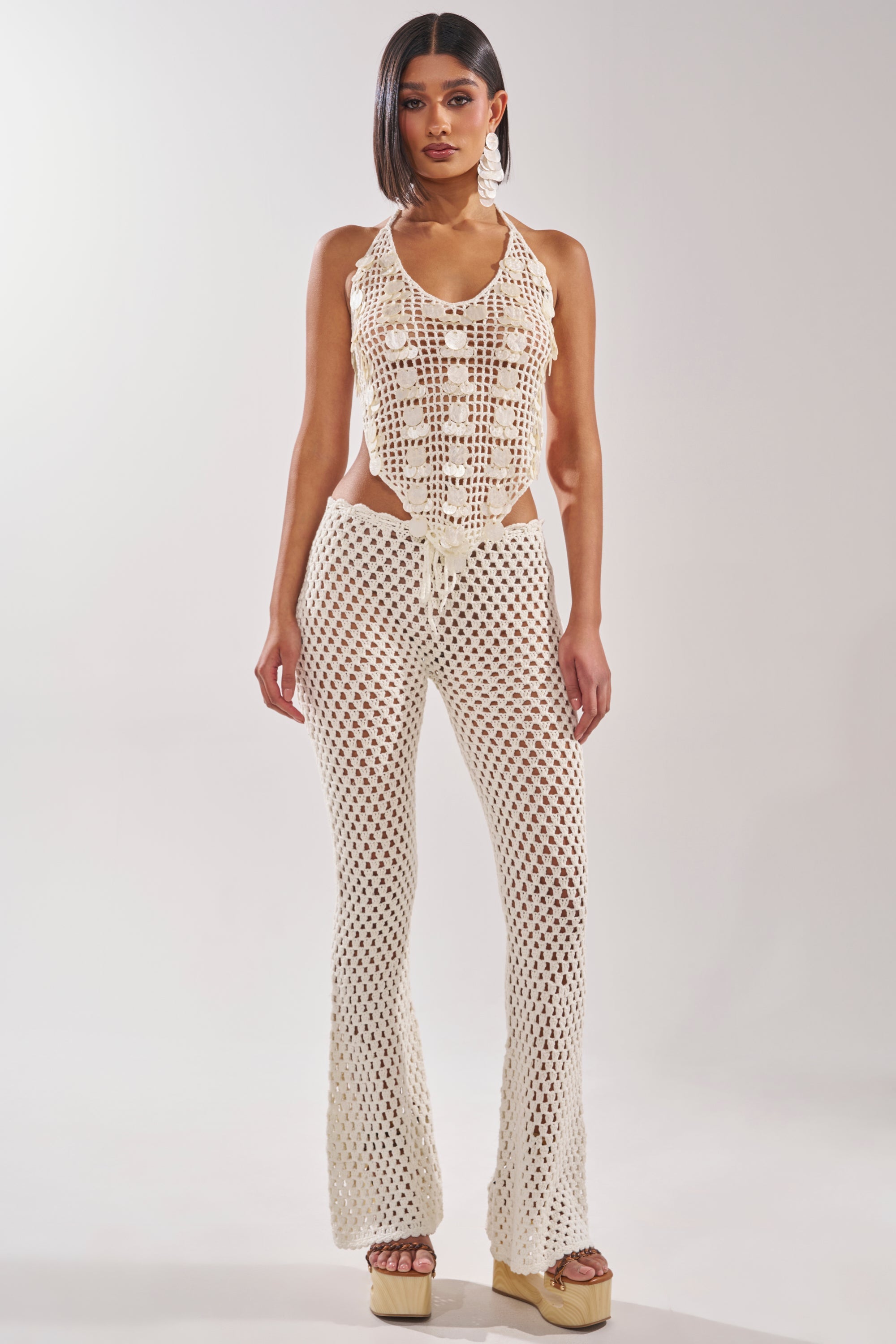 TAKE ME TO THE CLUB CROCHET TANK