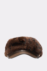 I AM THE LUXURY FAUX FUR BRIM HAT