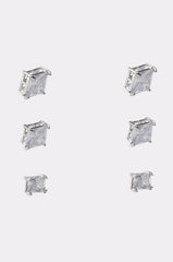 3 PACK STUD EARRING
