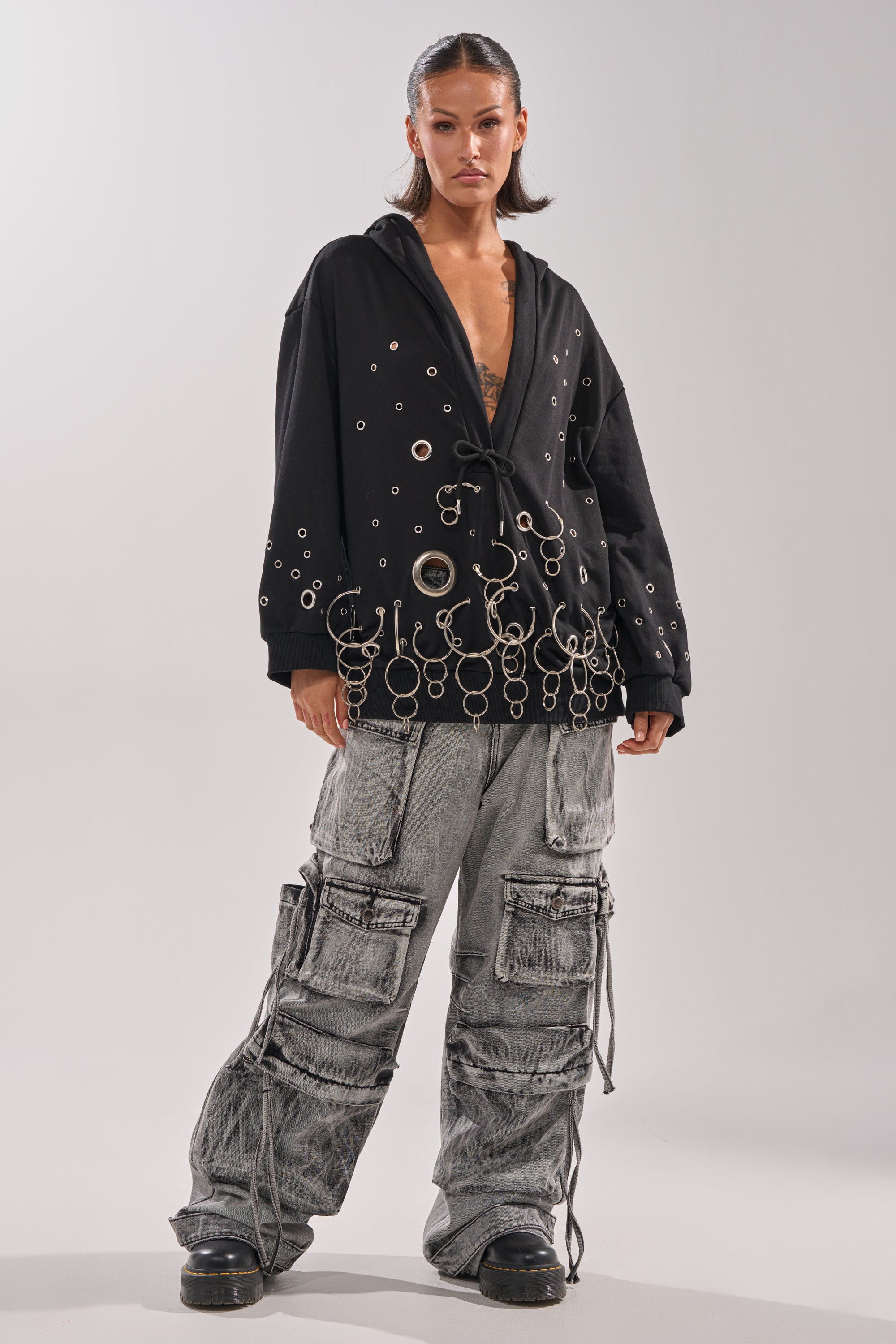 RING AROUND ME OVERSIZED HOODED SWEATSHIRT