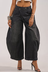 IZZY RELAXED DENIM IN BLACK WASH