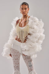 CHIARA FLORAL SHRUG