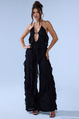 FREE AS A BIRD RUFFLED JUMPSUIT