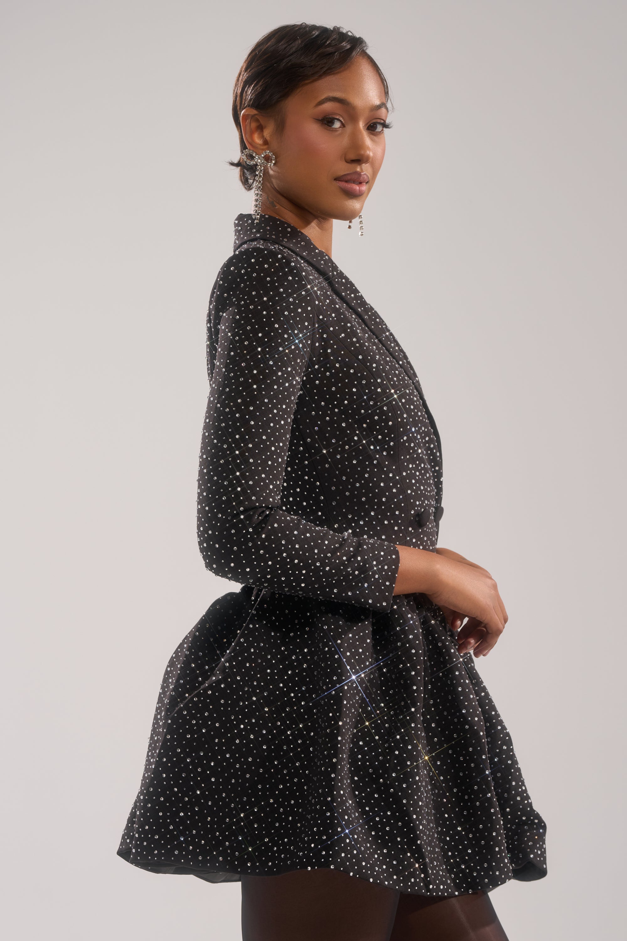 BACK IN BIZ MINI BLAZER DRESS