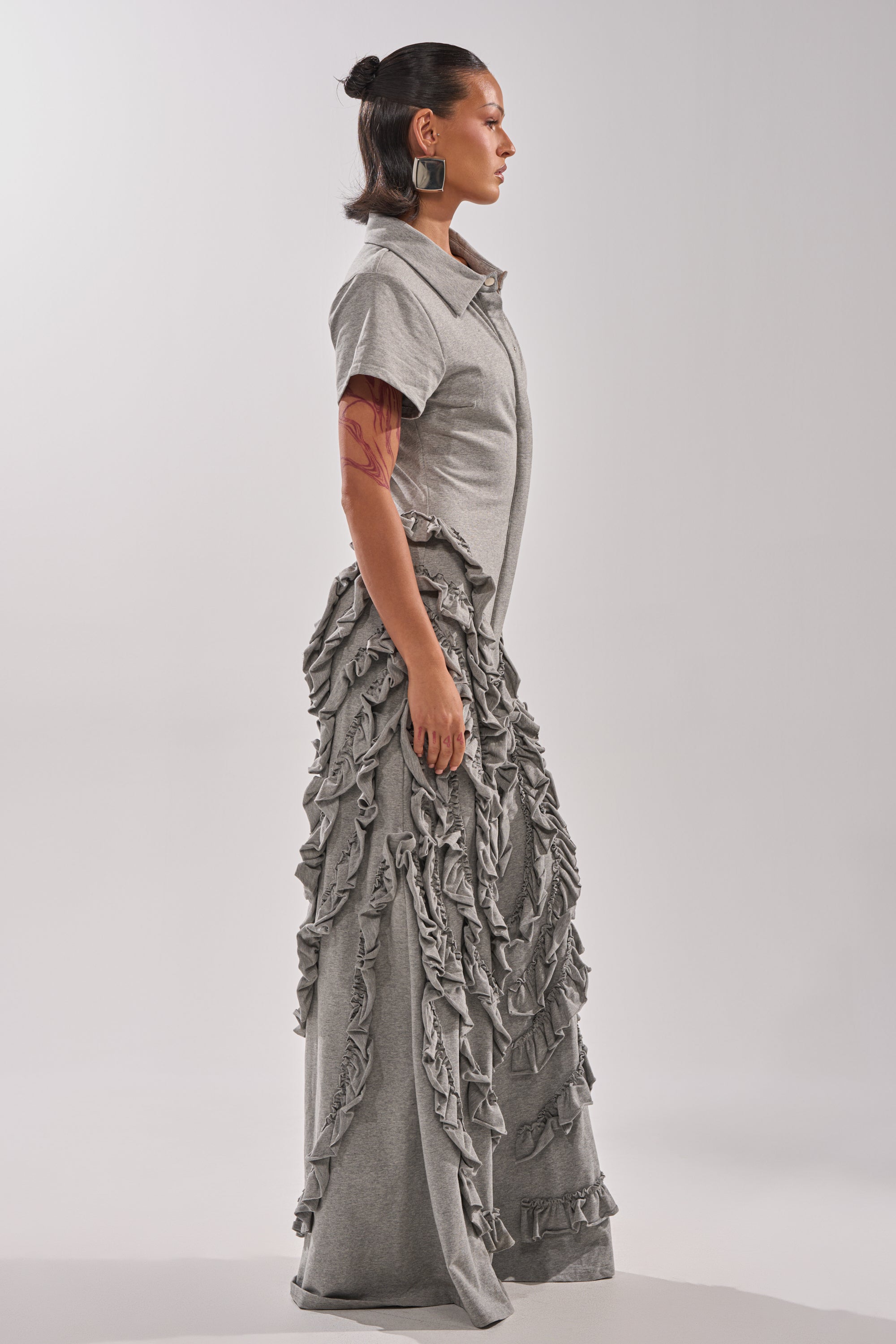 LEAH RUFFLE JUMPSUIT