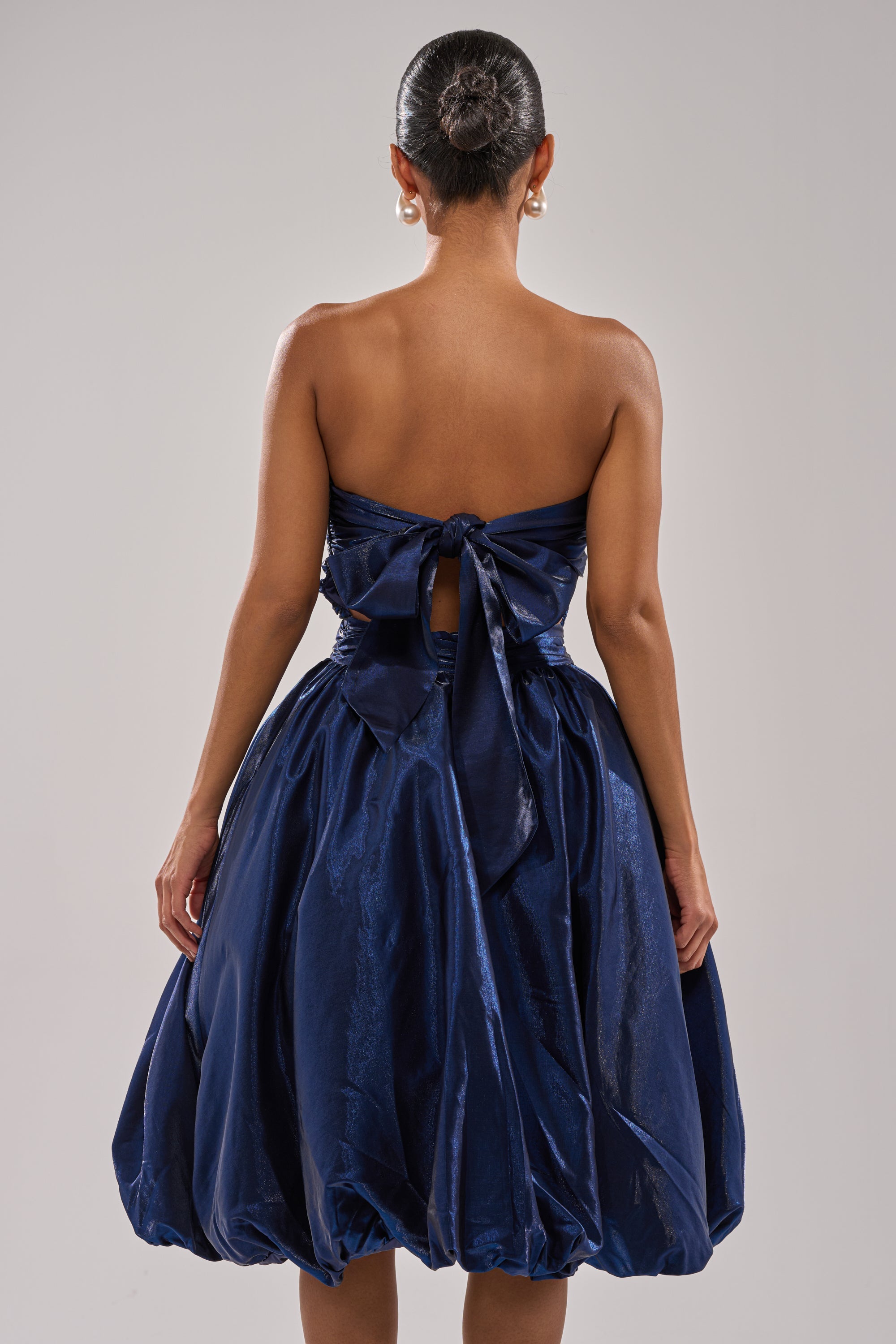 LUXE LIFE SATIN MIDI DRESS