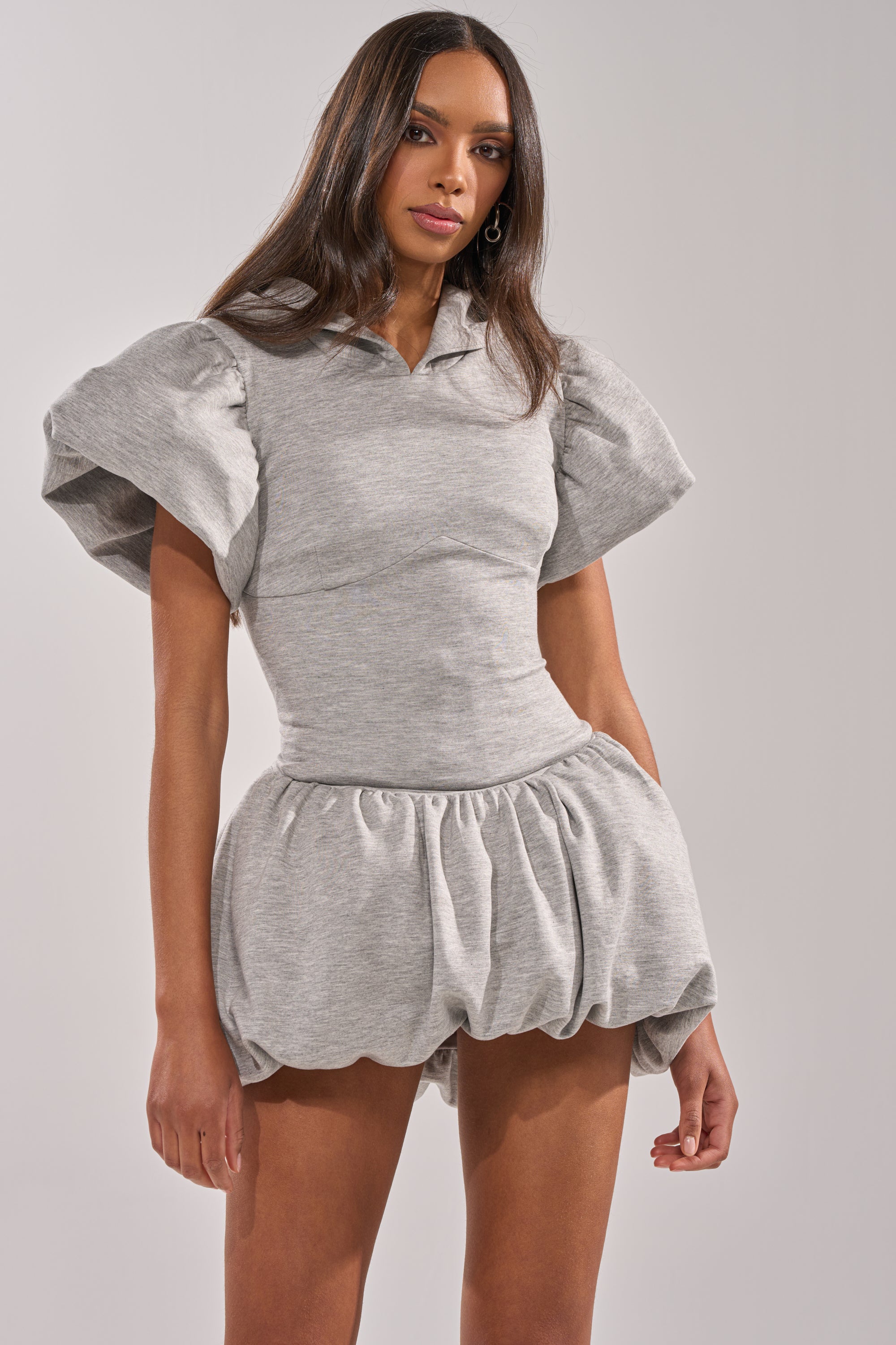 GIRL POWER FRENCH TERRY MINI DRESS