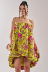 LOVER GIRL BROCADE BUBBLE DRESS