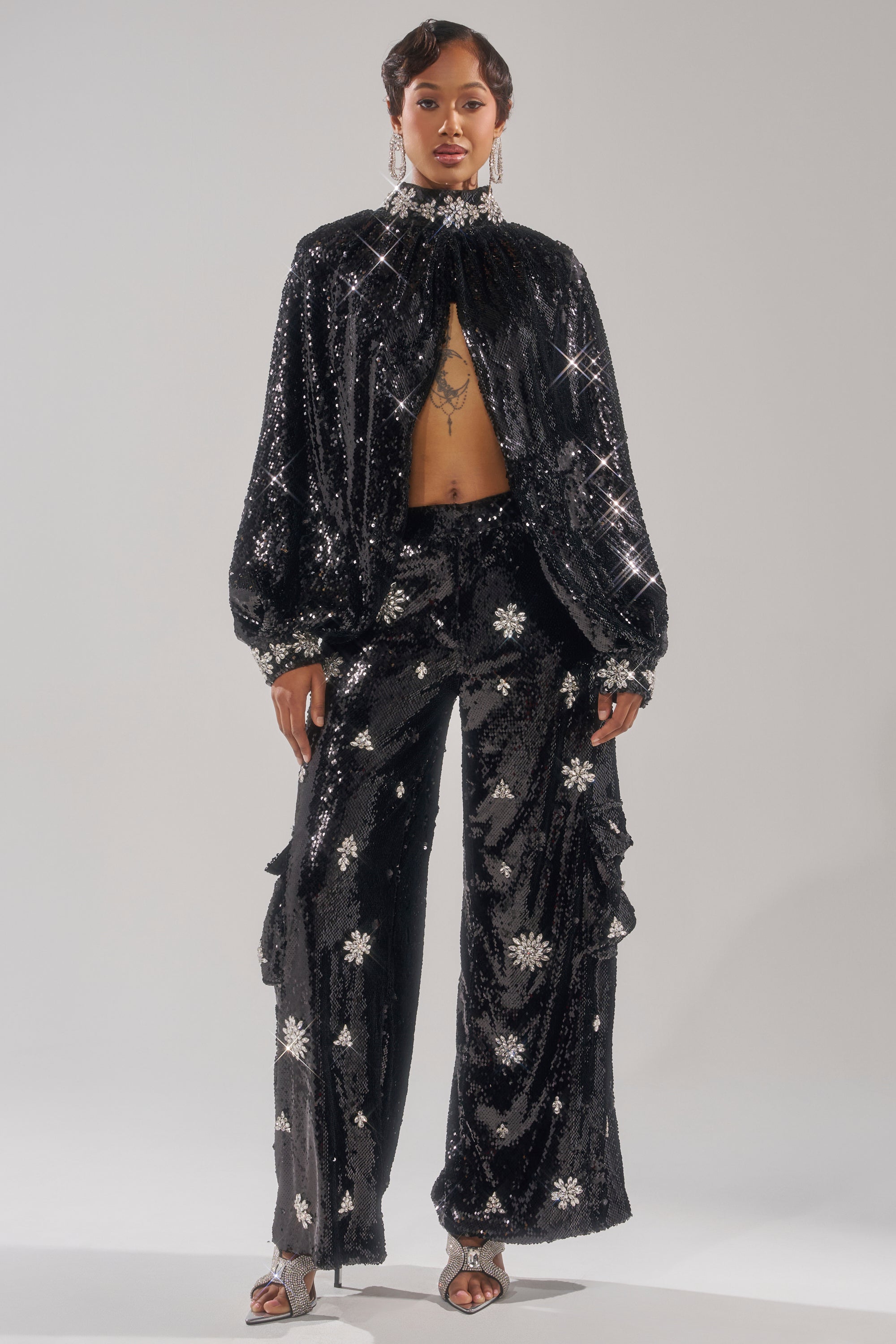 DAZZLING HOLIDAY SEQUIN TOP