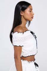LINDSEY CROPPED TOP