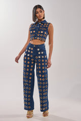 SEE THROUGH ME WIDE LEG DENIM