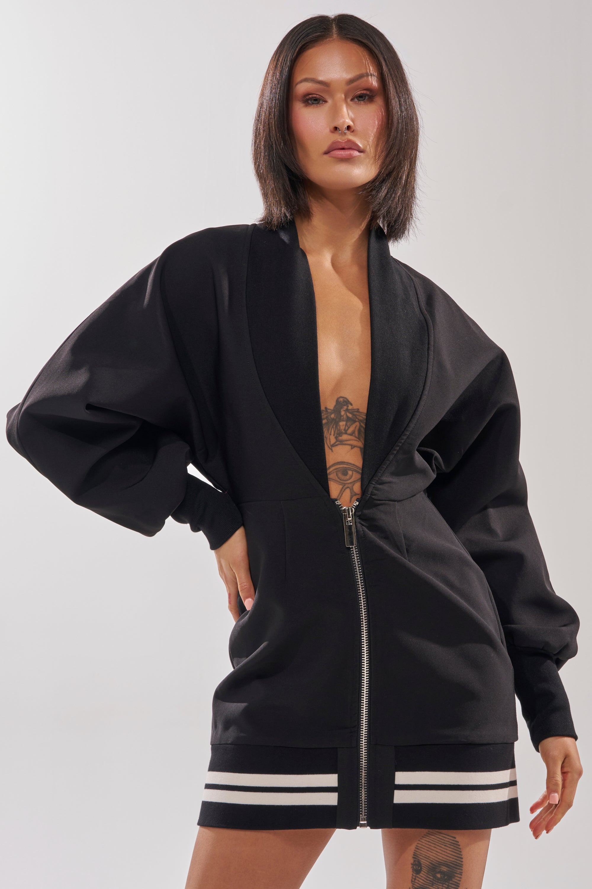 FAST LANE MINI DRESS