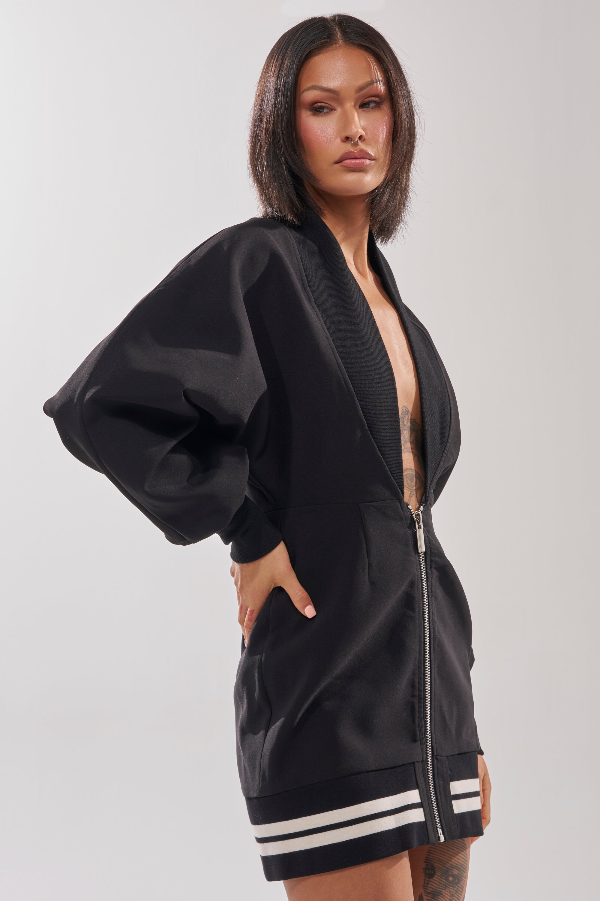FAST LANE MINI DRESS