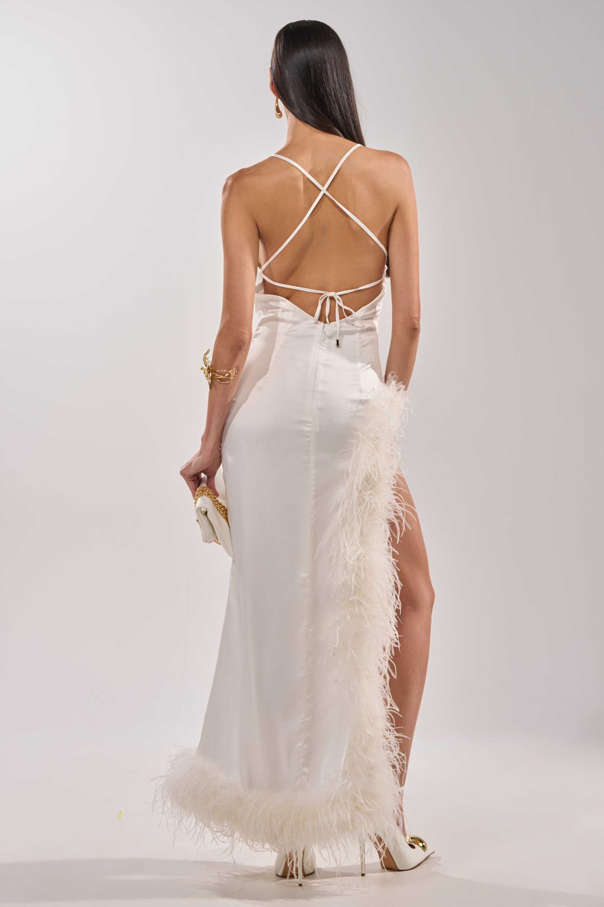 LIGHT AS A FEATHER MAXI DRESS
