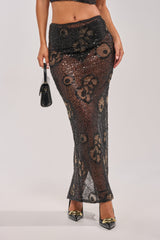 ALL EYES ON ME FLORAL MAXI SKIRT