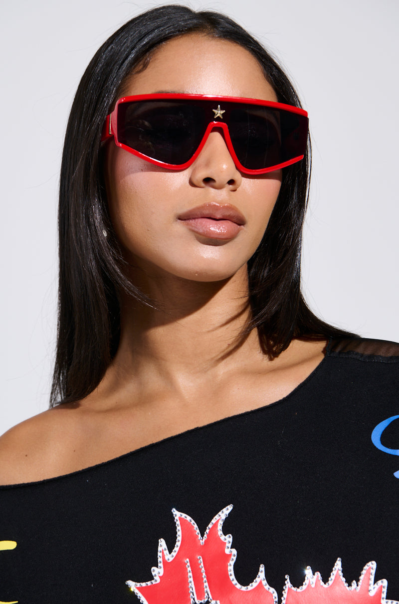 RED HOT SUNGLASSES
