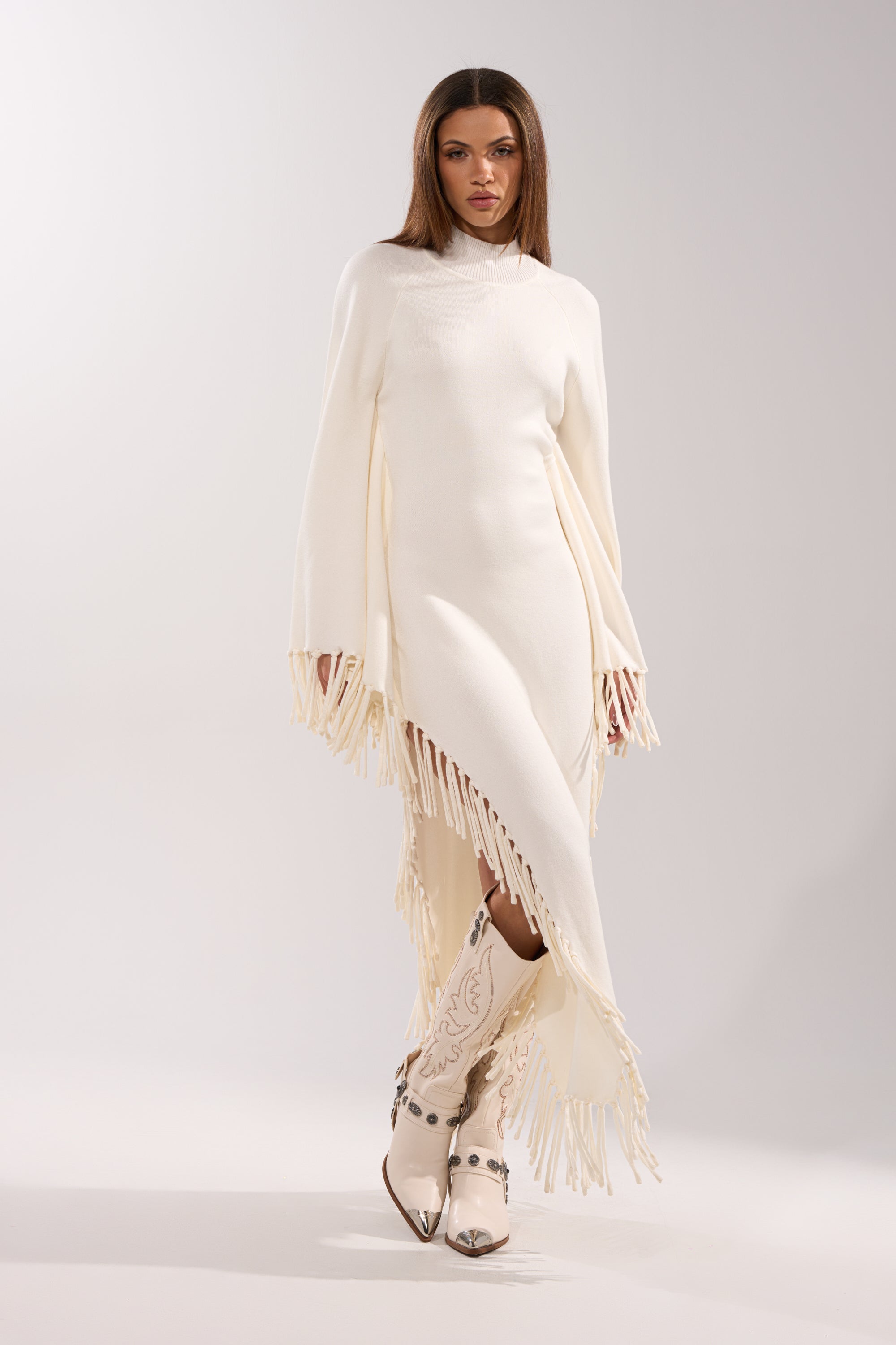 SWEATER WEATHER KNIT MIDI DRESS