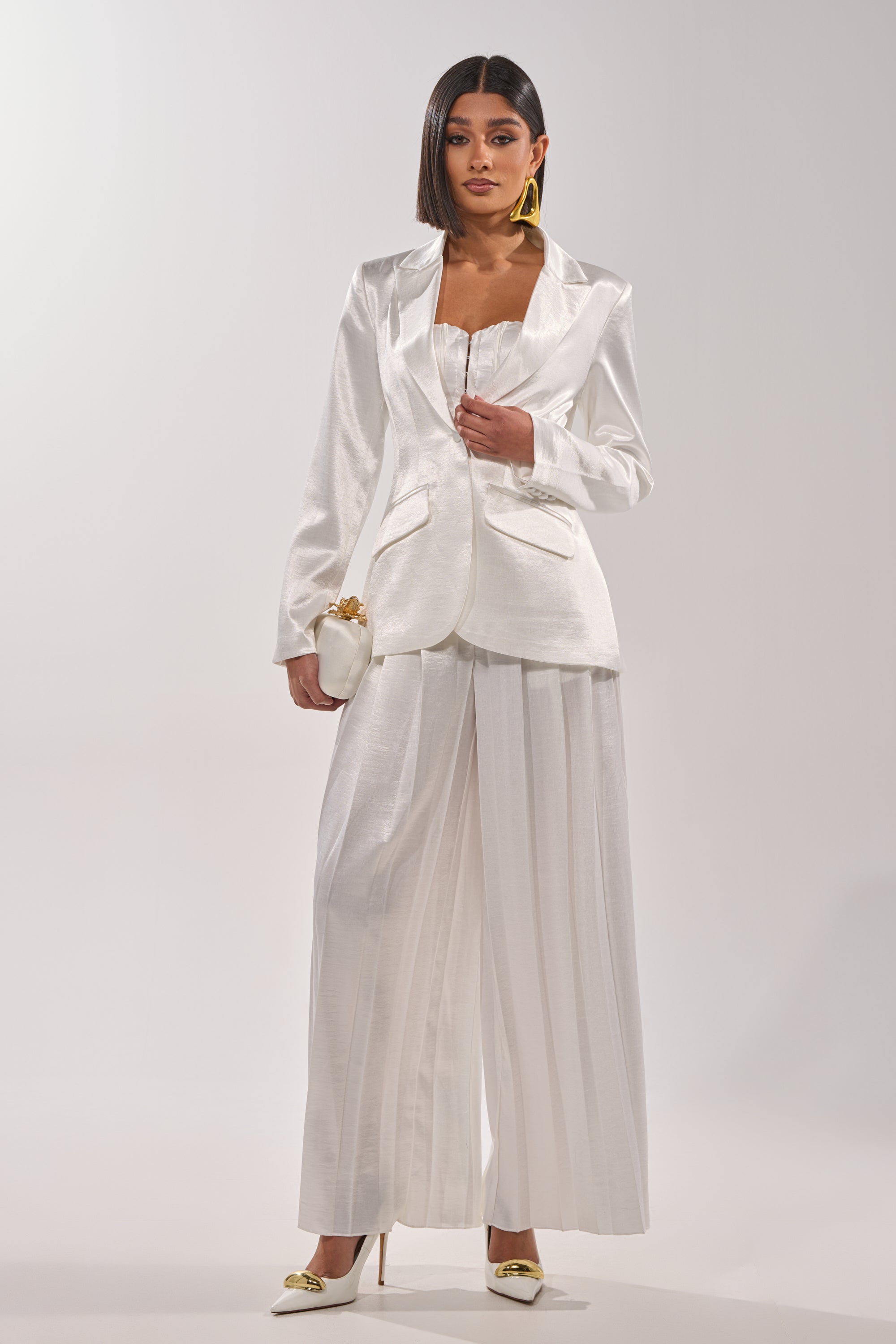 IRIS SATIN BLAZER