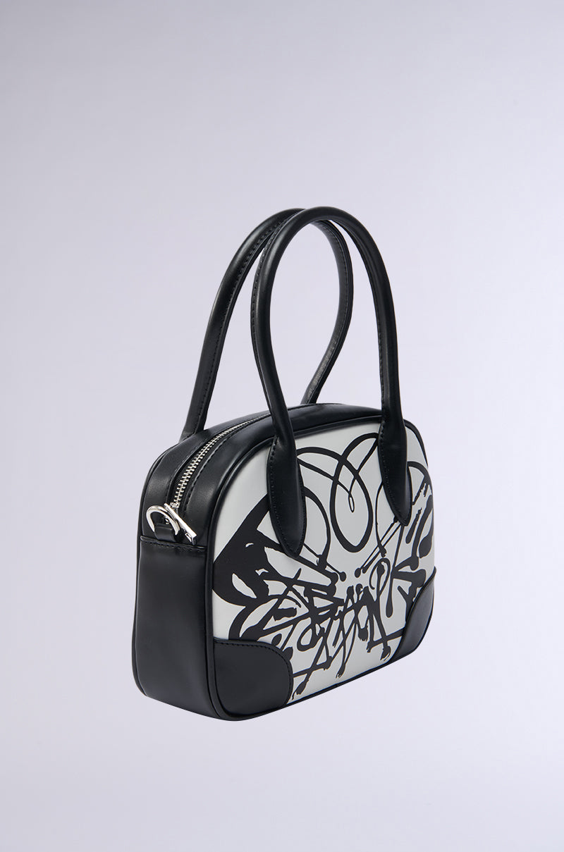 LIFE IN B&W PRINTED PURSE