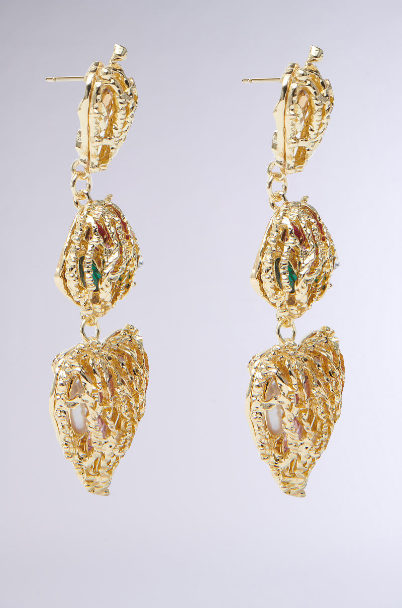 TAKE MY HEART DROP EARRING