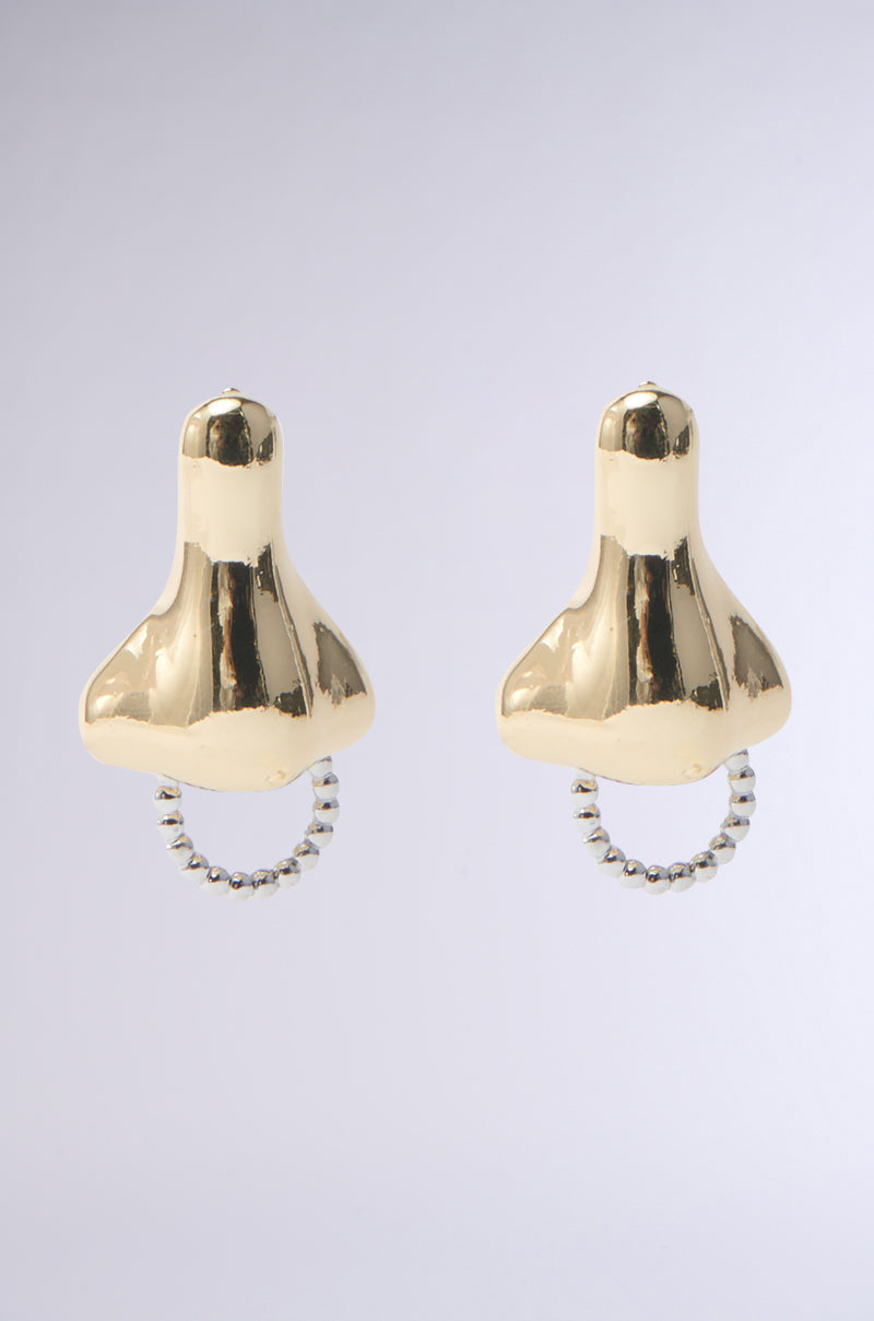 NEVER SAY GOLD NOSE EARRING