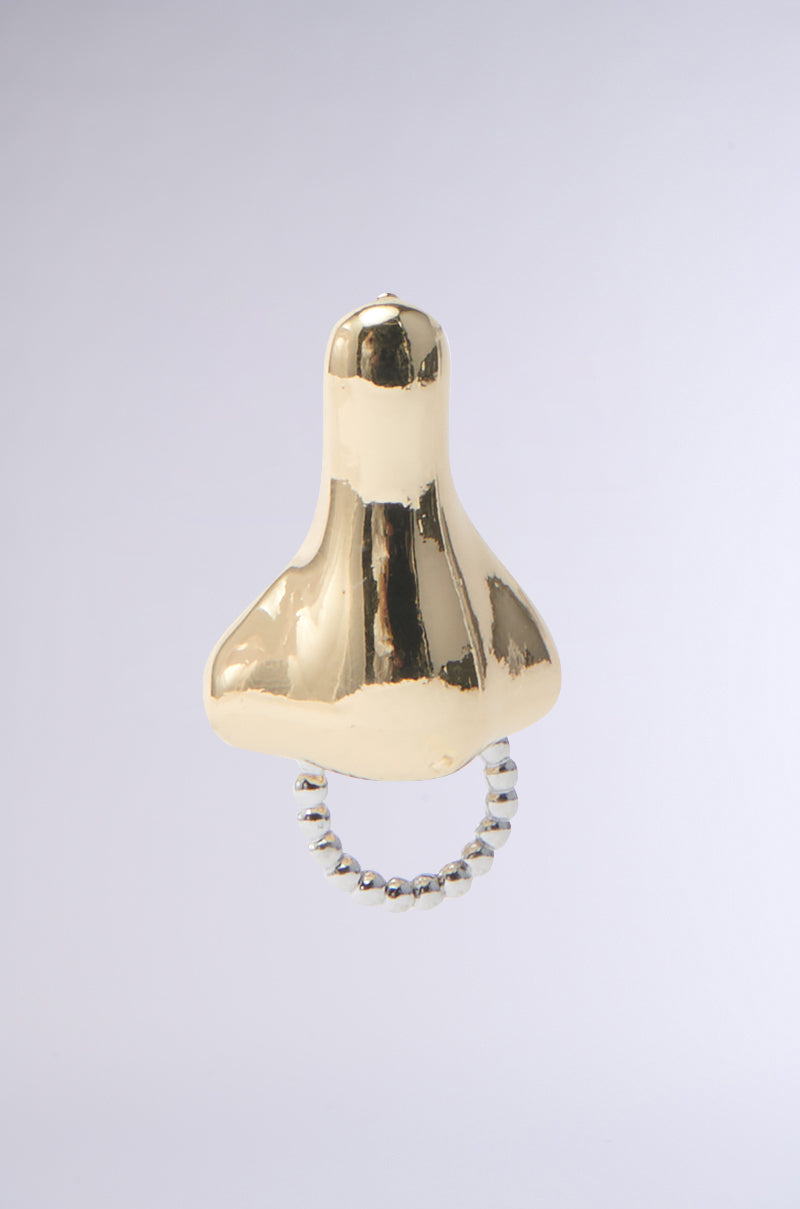 NEVER SAY GOLD NOSE EARRING