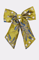 LETS GO EMBELLISHED HAIR BOW
