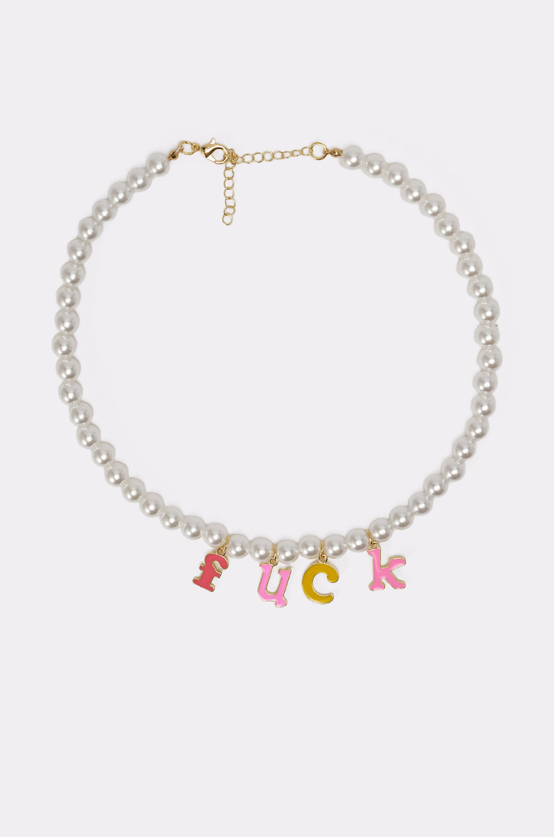 I SAID WHAT I SAID NECKLACE