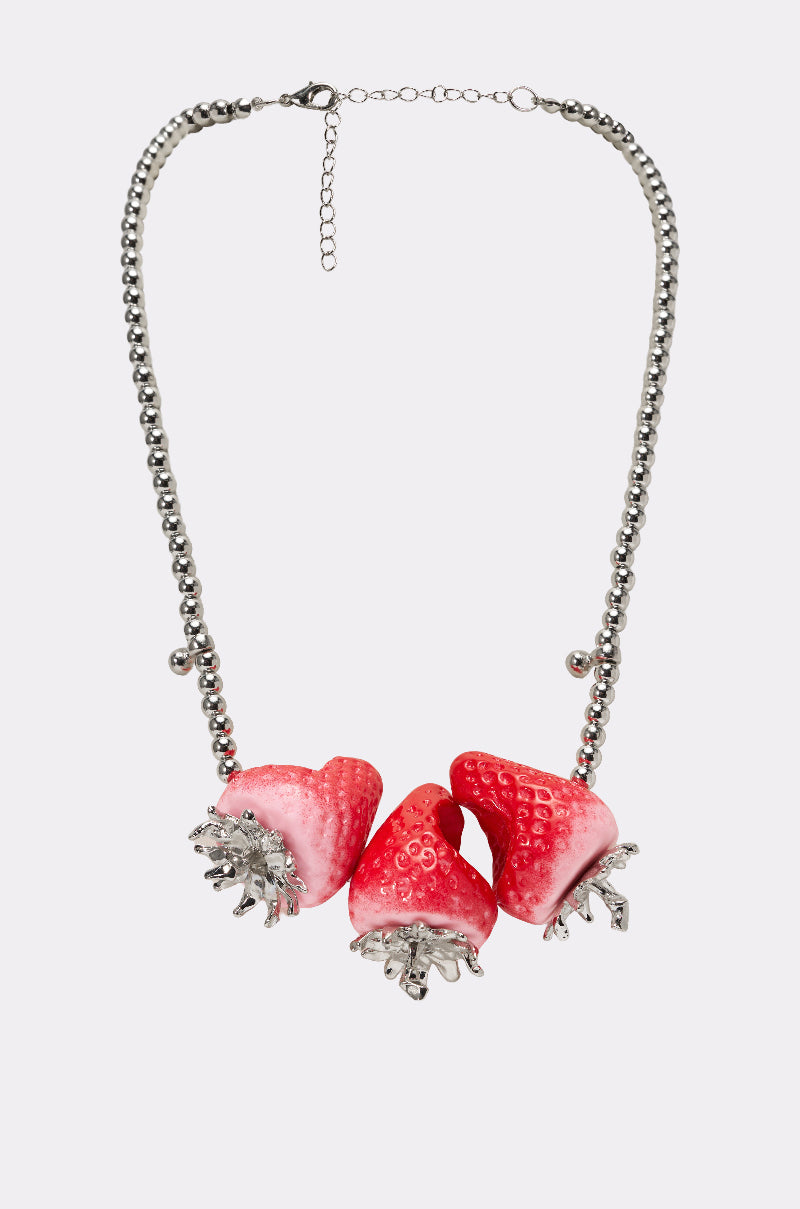BITE ME STRAWBERRY NECKLACE