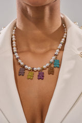 LUXE BEAR CHARM NECKLACE