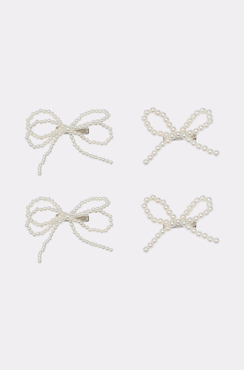 POLLY PEARL HAIR CLIP SET