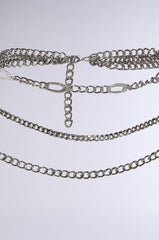 SILVER LINING CHAIN BELT