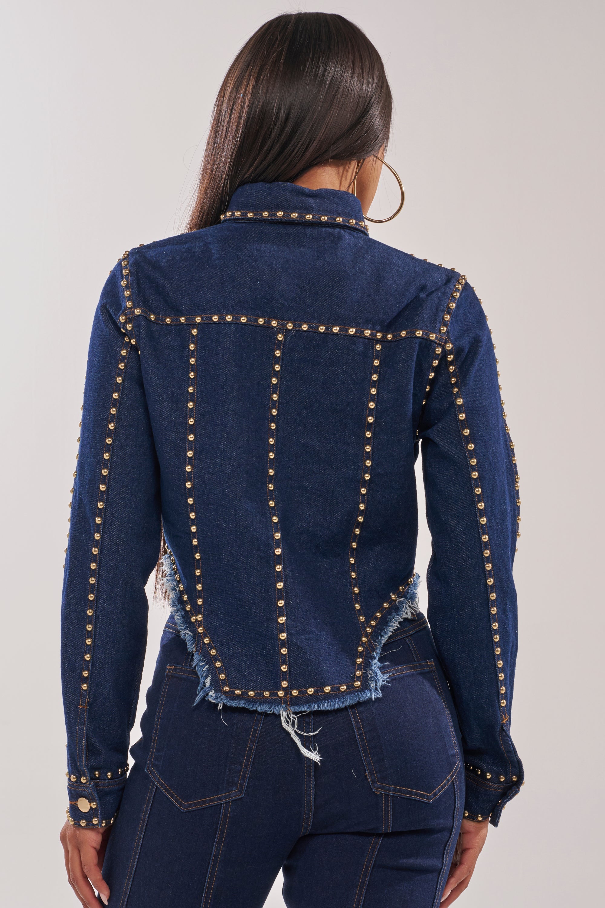 HOTLANTA STUDDED DENIM JACKET