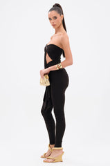 ONE OF A KIND CUTOUT JUMPSUIT