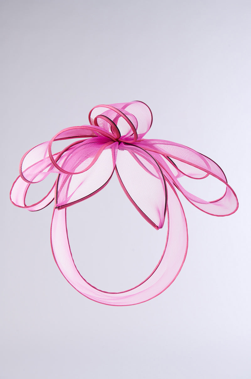 TO THE RACES FASCINATOR IN PINK