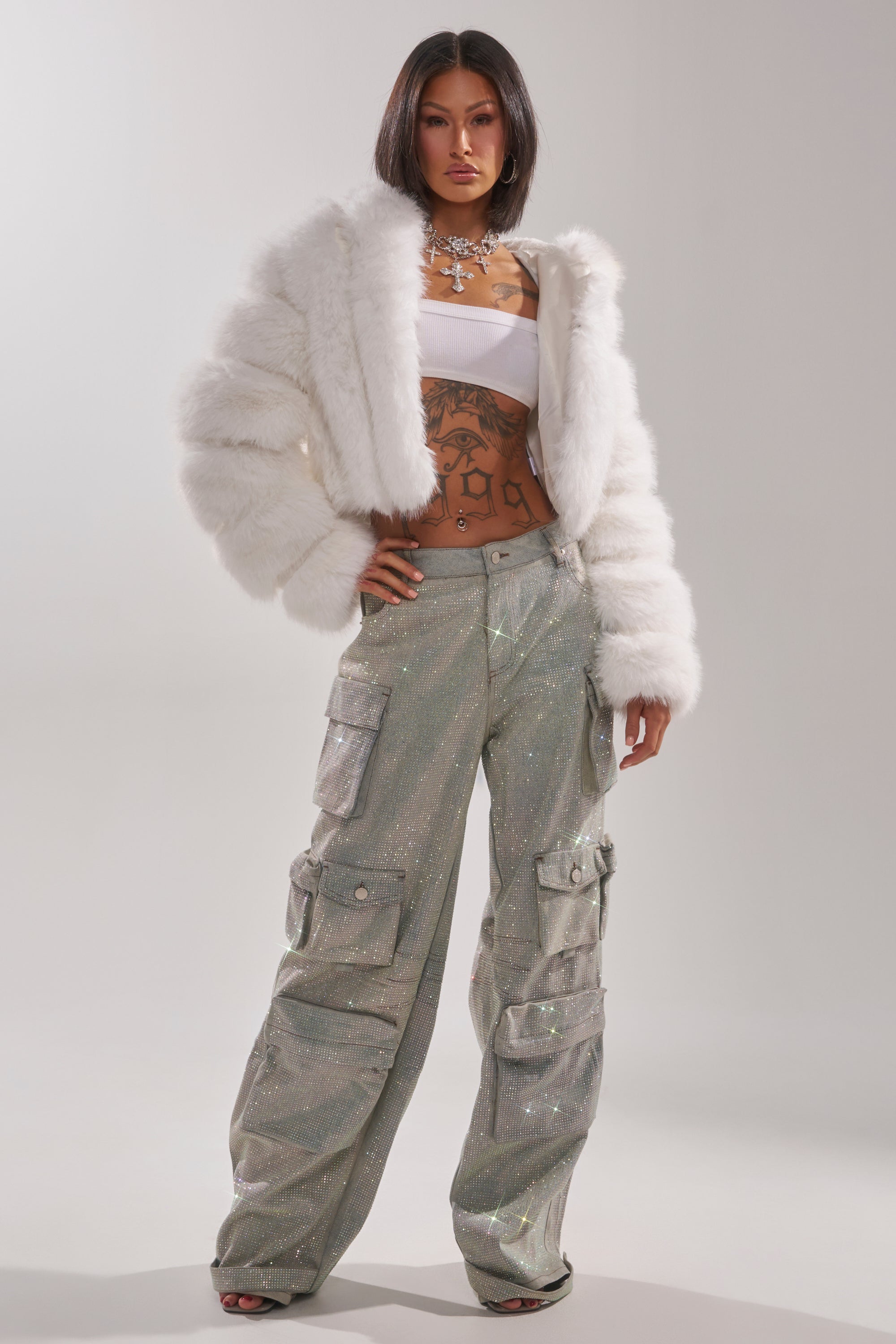 BLING BLING CARGO DENIM