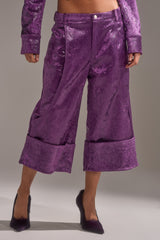 CRAZY TOUCH VELVET TROUSER