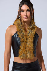 DONT TOUCH FUR BRALETTE
