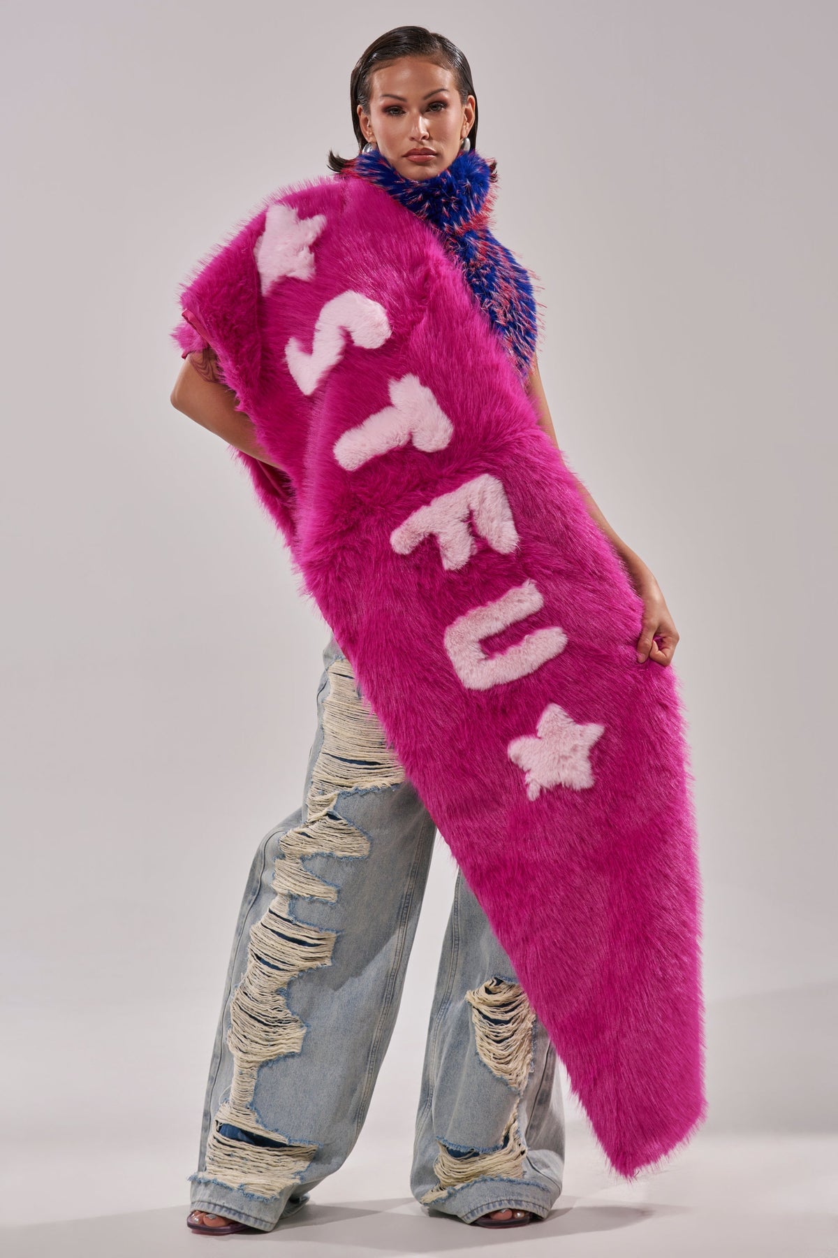 STFU FAUX FUR SCARF