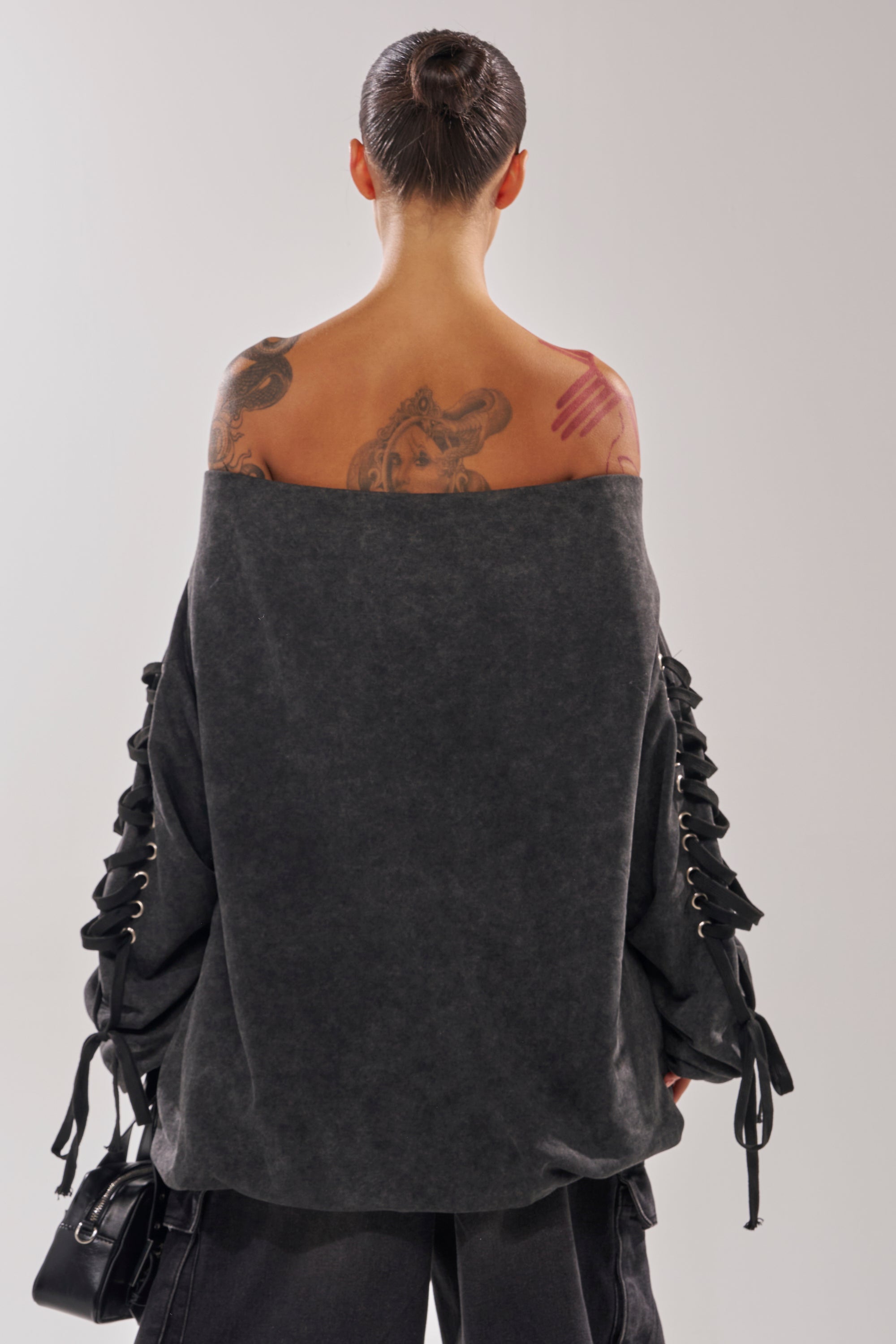 LACED UP FOR GOOD MINI DRESS