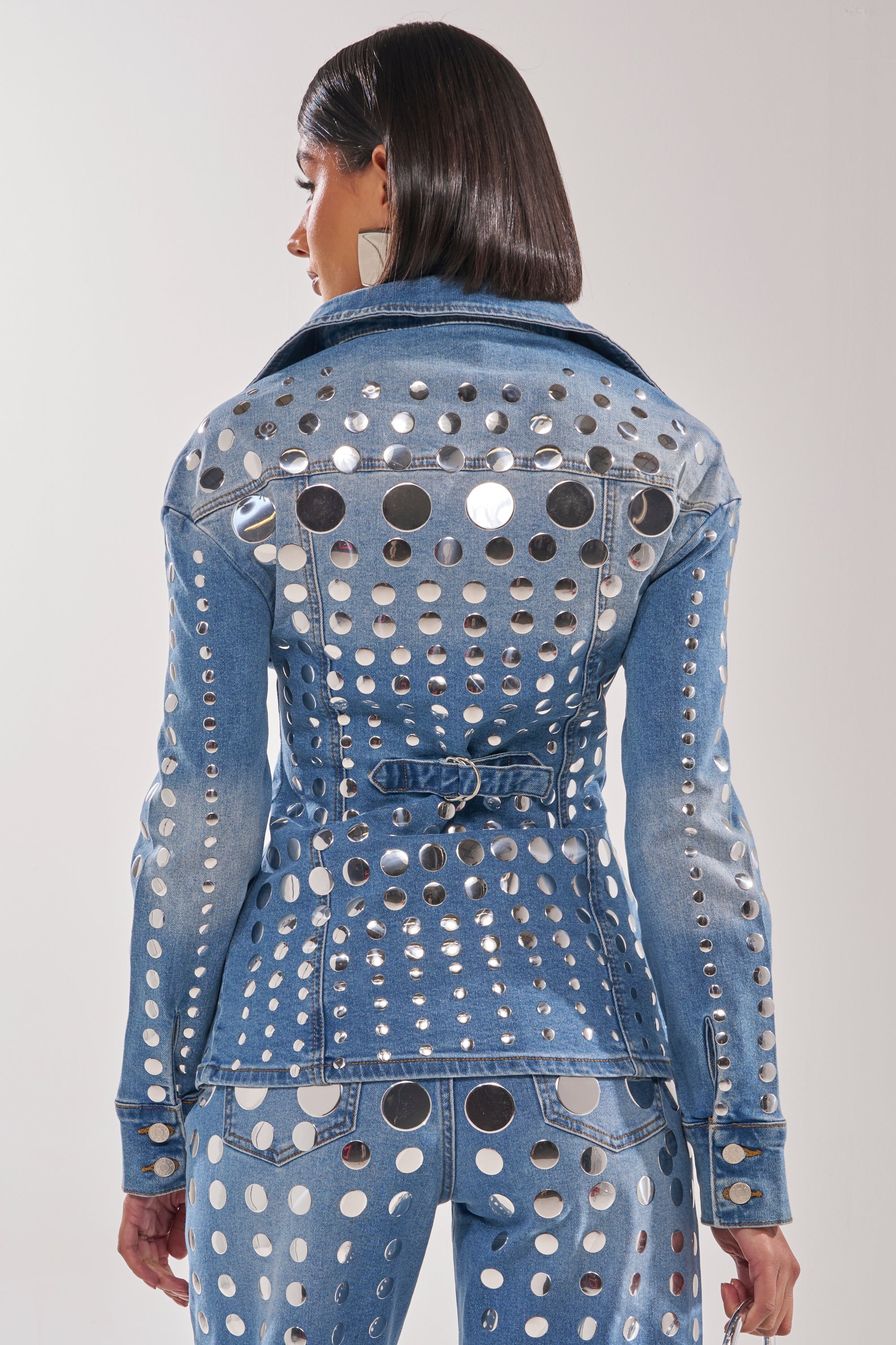 STUDS EVERYWHERE BUTTON DOWN