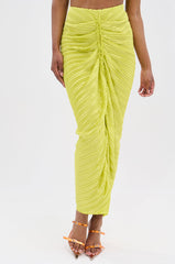 SWEET AS CAN BE GREEN MAXI SKIRT