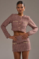 TRUTH OR DARE TWEED BLAZER