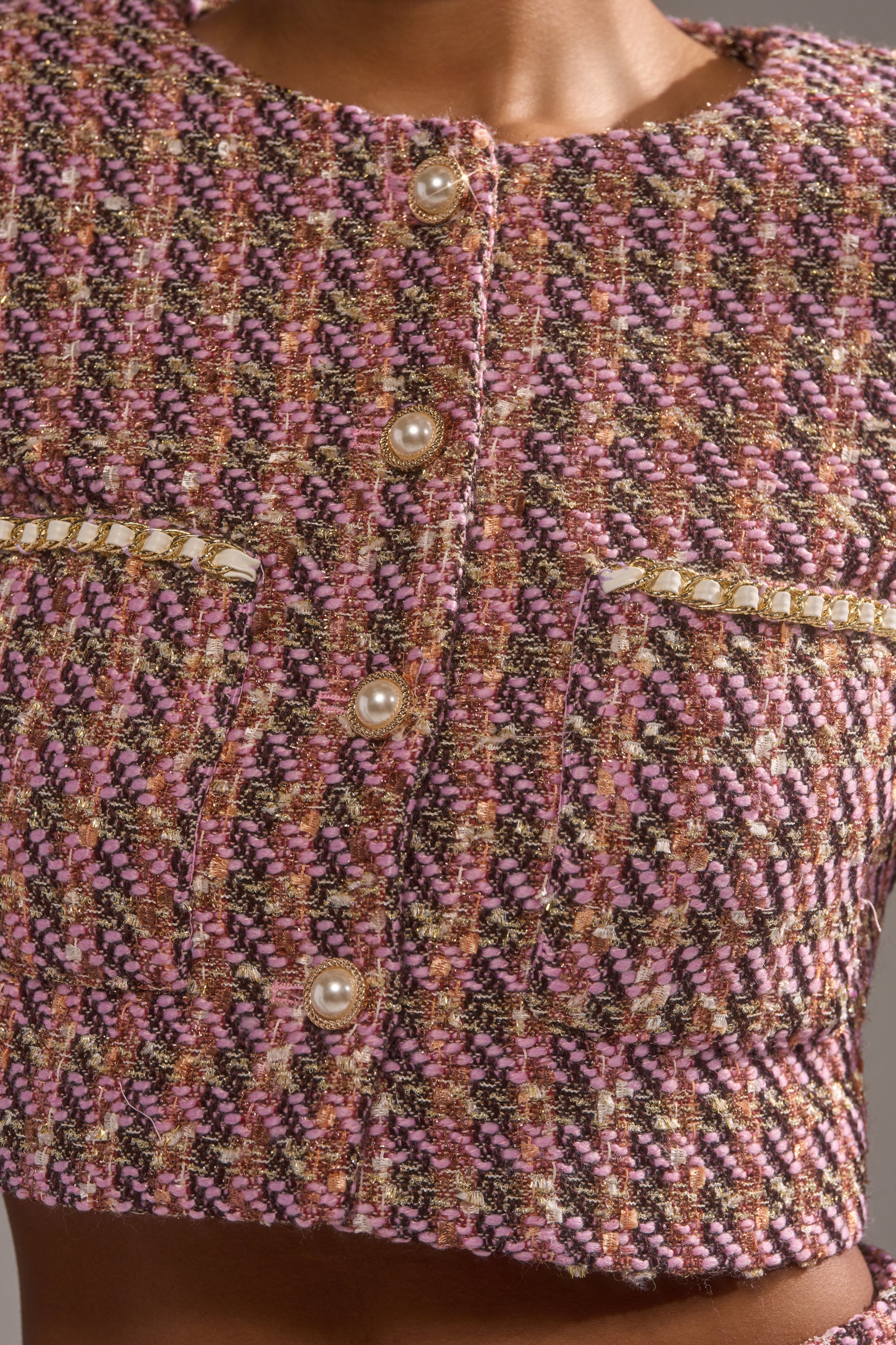 TRUTH OR DARE TWEED BLAZER